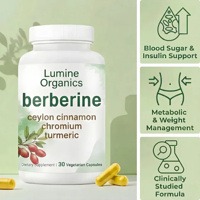 Lumine Organics Berberine Complex Capsules