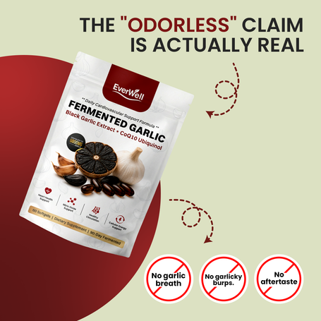 EverWell® fermented black garlic softgels