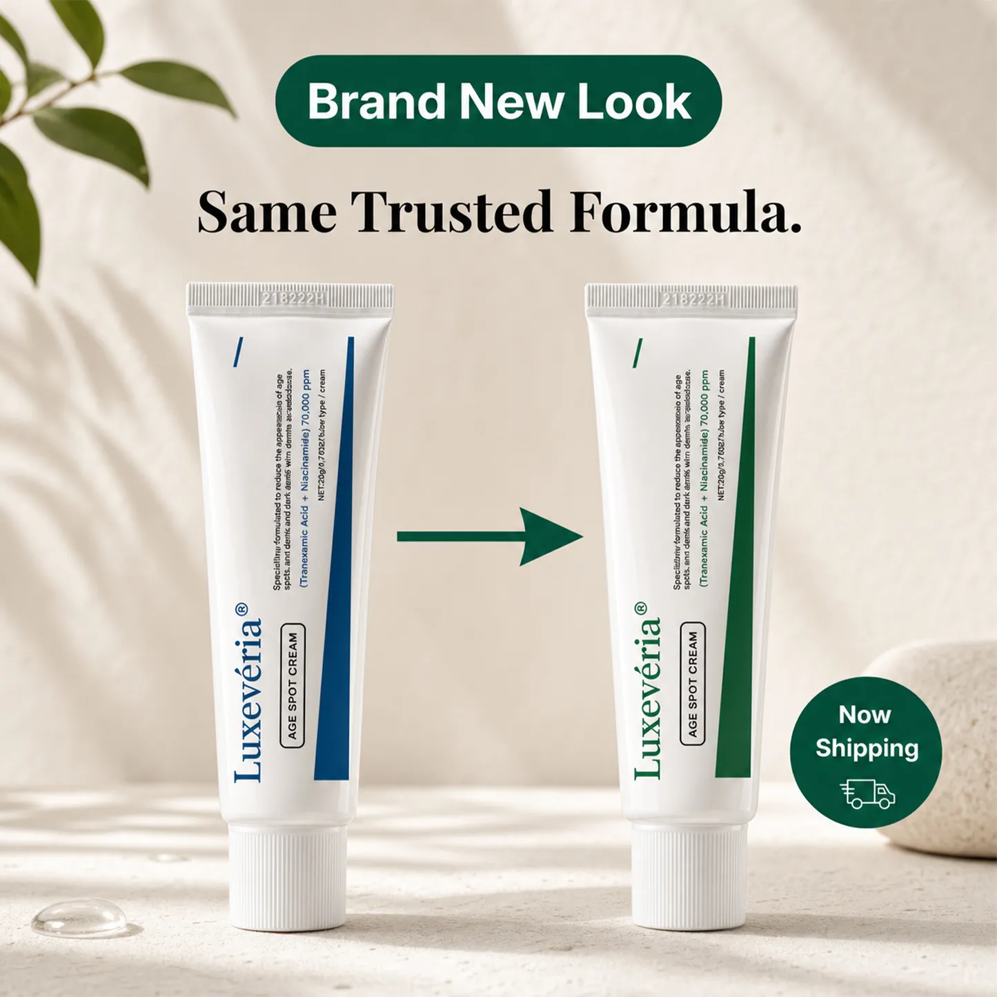 Luxevéria® Age Spot Cream with tranexamic acid and niacinamide