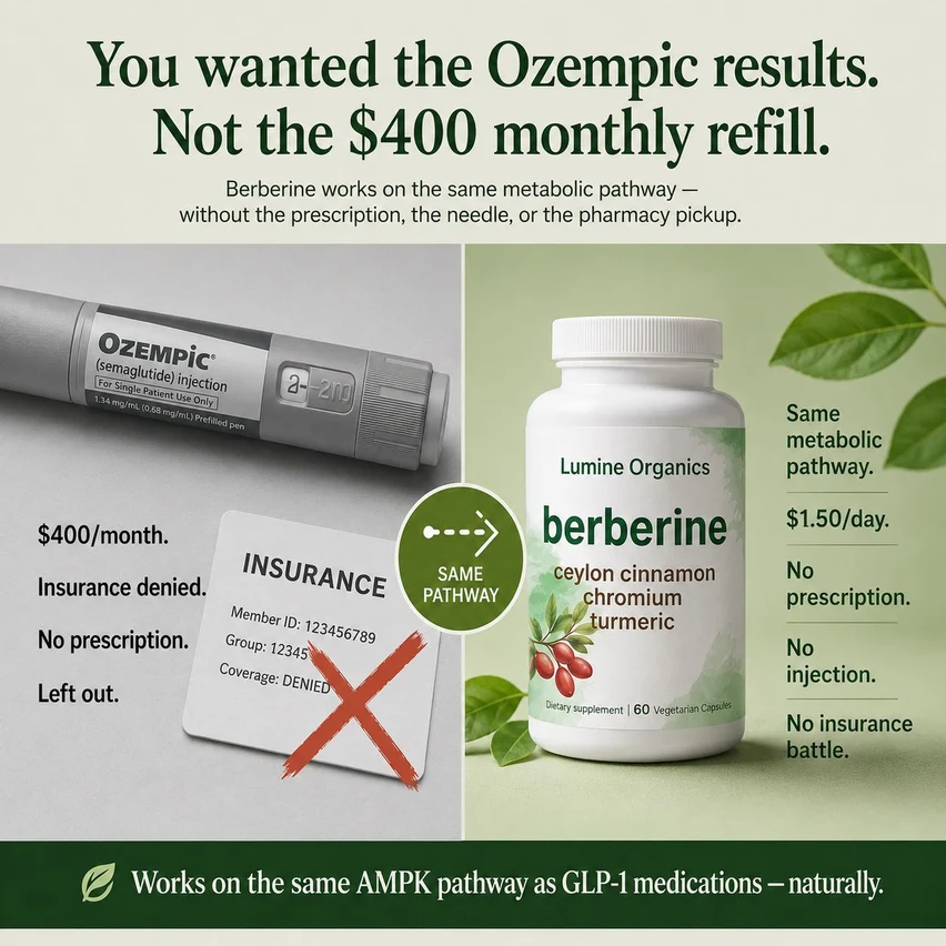Lumine Organics 500 mg berberine capsules