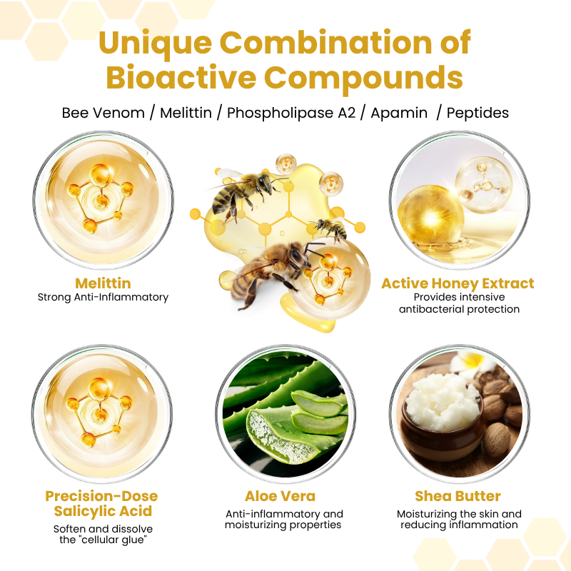 Relieflogix® PsoriaSoothe Bee Venom Skin-Restoration Cream with honey and shea butter