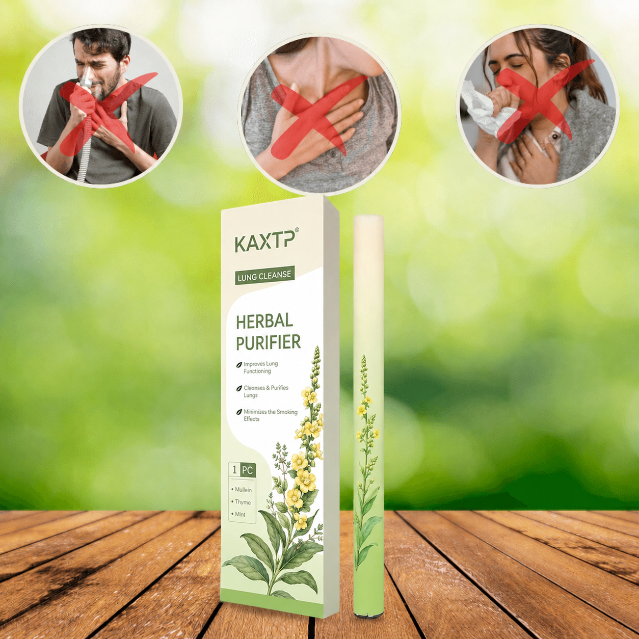KAXTP® Lung Cleanse Herbal Purifier for botanical personal use