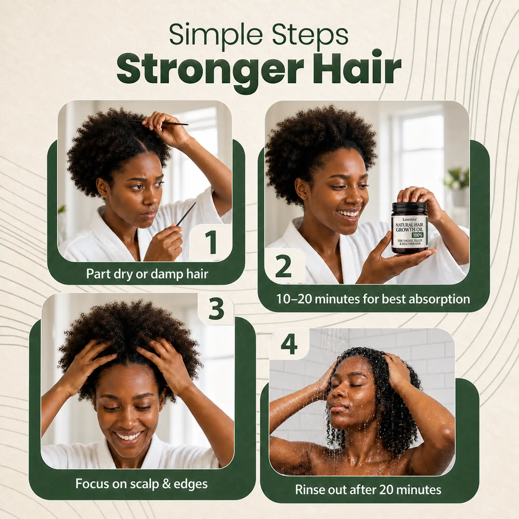 Luxevéria Batana hair and scalp oil