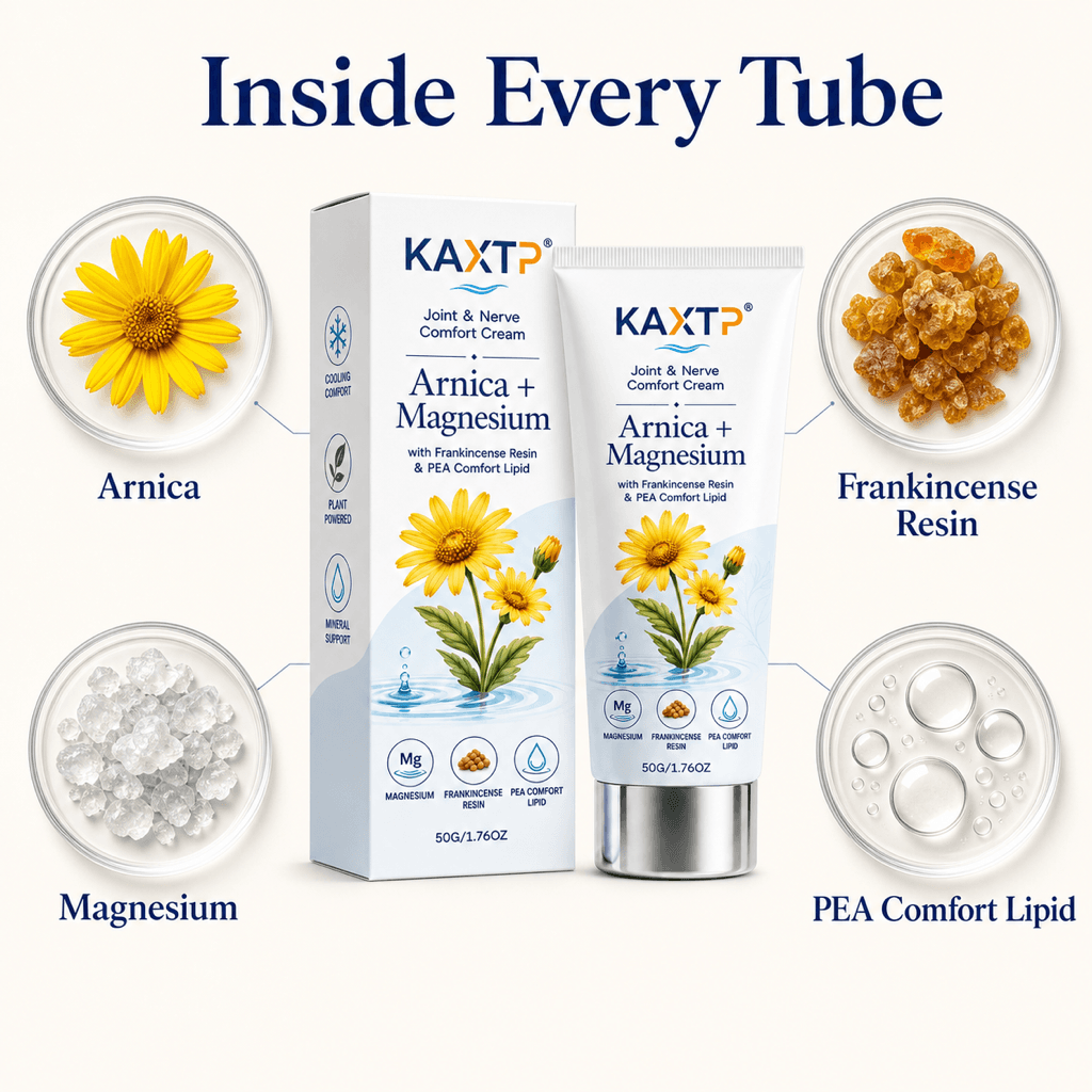 KAXTP® Joint & Nerve Comfort Cream with arnica and magnesium