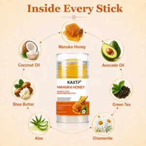 KAXTP® Manuka Honey Hand & Foot Moisturizing Stick with Aloe Vera and Chamomile