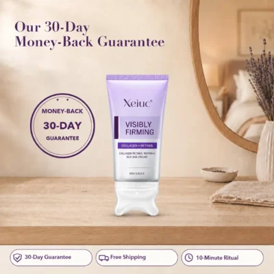 Xeiuc® purple sculpting cream with built-in gua sha head