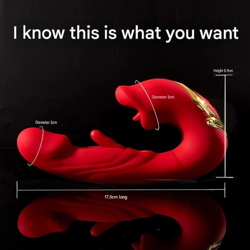 Yagoo™ 4-in-1 Flapping & Licking Vibrator
