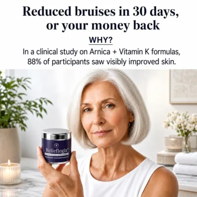 Relieflogix® Bruise Cream with arnica montana, vitamin K, ceramides and peptides