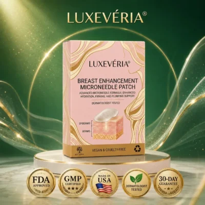 Luxevéria® Breast Enhancement Microneedle Patch for daily breast-area care