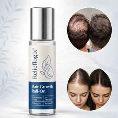 Relieflogix® mess-free hair and scalp roll-on applicator
