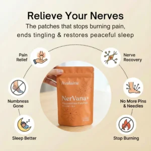 Avalaine NerVana+ Magnesium Patches with B12 + ALA with magnesium complex
