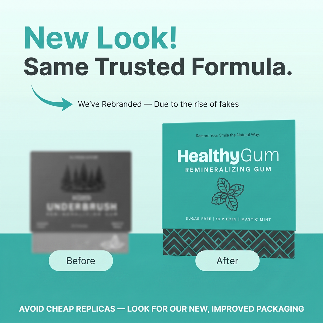 HealthyGum® Daily Remineralizing Gum with nano-hydroxyapatite