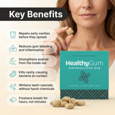 HealthyGum® sugar-free oral care chewing gum