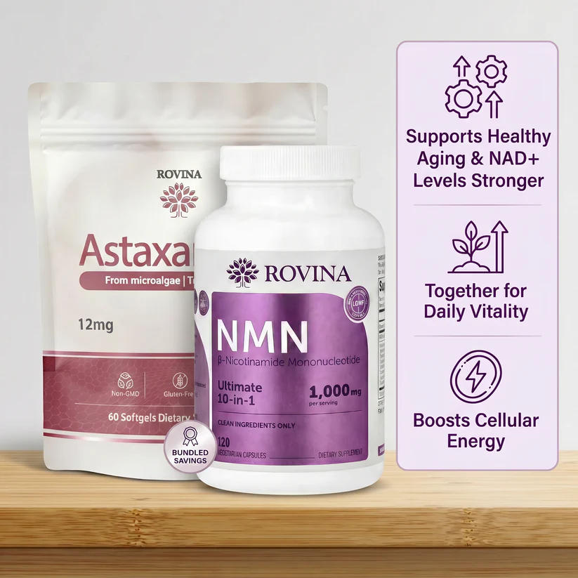 Rovina NMN + Astaxanthin Anti-Aging Bundle
