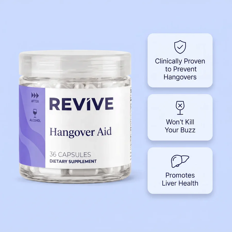 REVIVE Hangover Aid for use after alcohol consumption