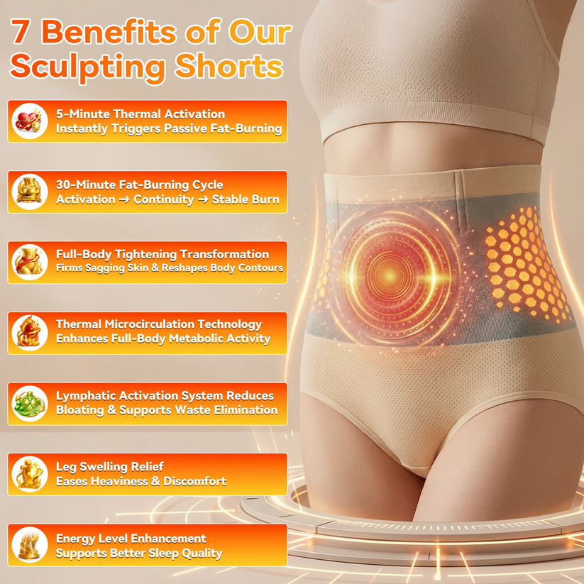 Pureluxo® Micro-Particle Sculpting Shorts with Moringa and Berberine
