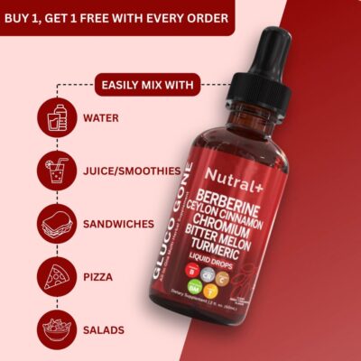 Nutral+ Gluco Gone Liquid Drops with Ceylon cinnamon
