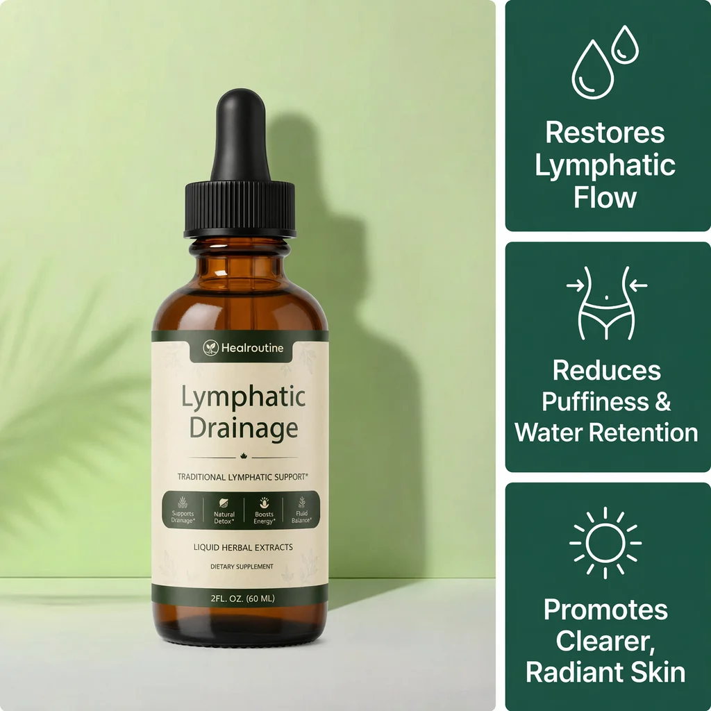 Healroutine Lymphatic Drainage Wellness Drops for daily wellness routines