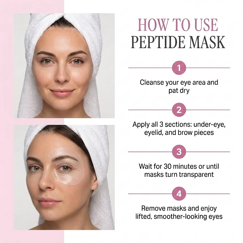 SKULTA Deep Peptide Collagen Eye Mask for weekly eye contour care