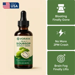 Voraya 10-in-1 Soursop Extract Drops for daily wellness use