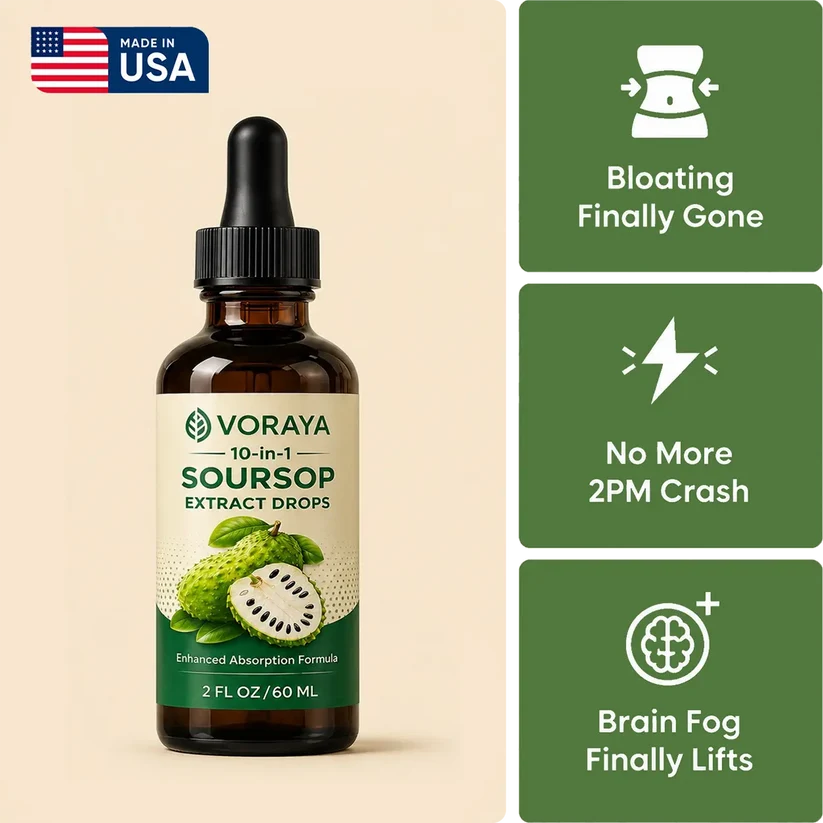 Voraya 10-in-1 Soursop Extract Drops for daily wellness use