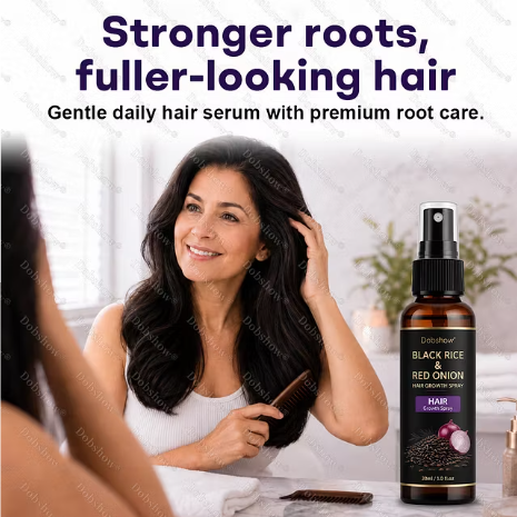 Dobshow® Black Rice & Red Onion Hair Spray with botanicDobshow® Black Rice & Red Onion Hair Spray with botanical extractsal extracts