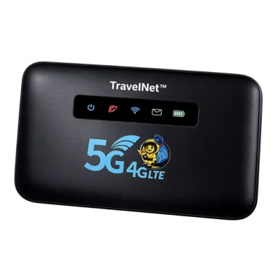 TravelNet Tragbarer WLAN Hotspot mit integrierter eSIM