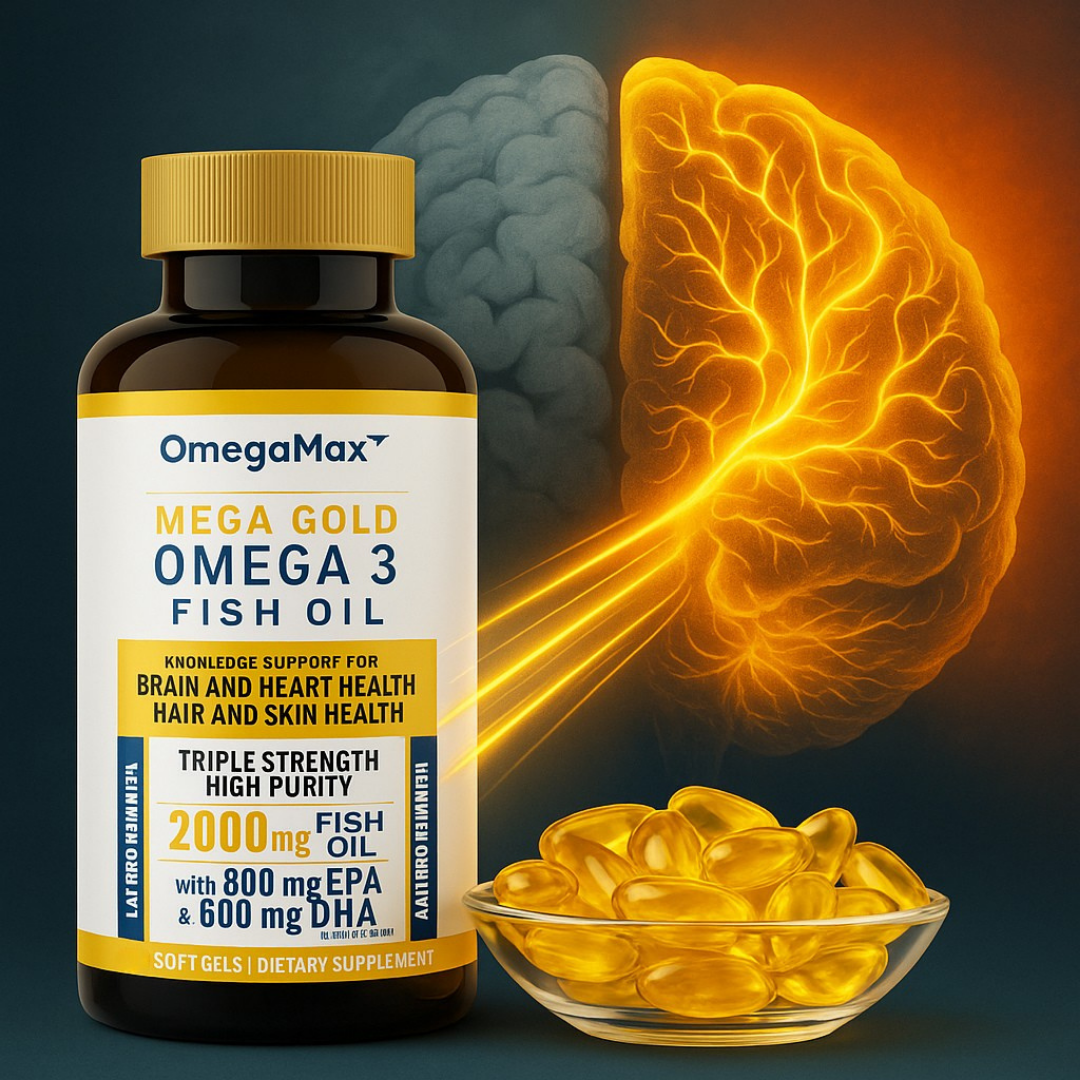 OmegaMax™ high-DHA fish oil softgels