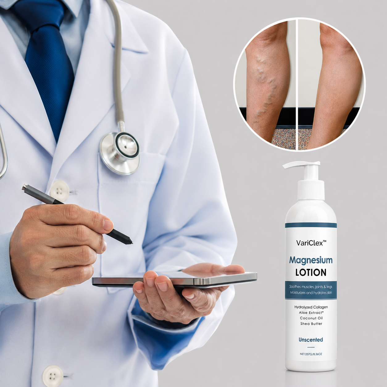 VariClex™ natural ingredient leg serum