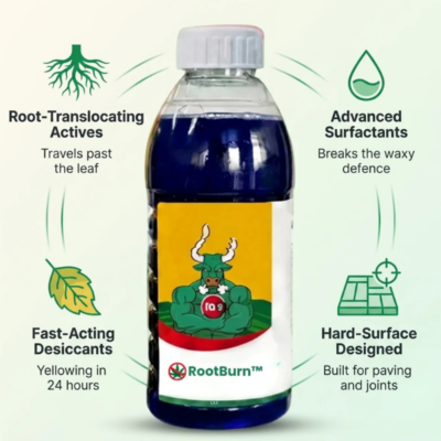 RootBurn™ Hard-Surface Weed Control Concentrate for driveways
