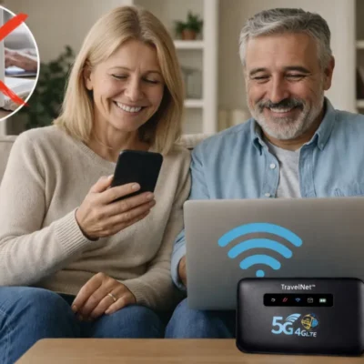 TravelNet WLAN-Hotspot mit 5G und 4G LTE