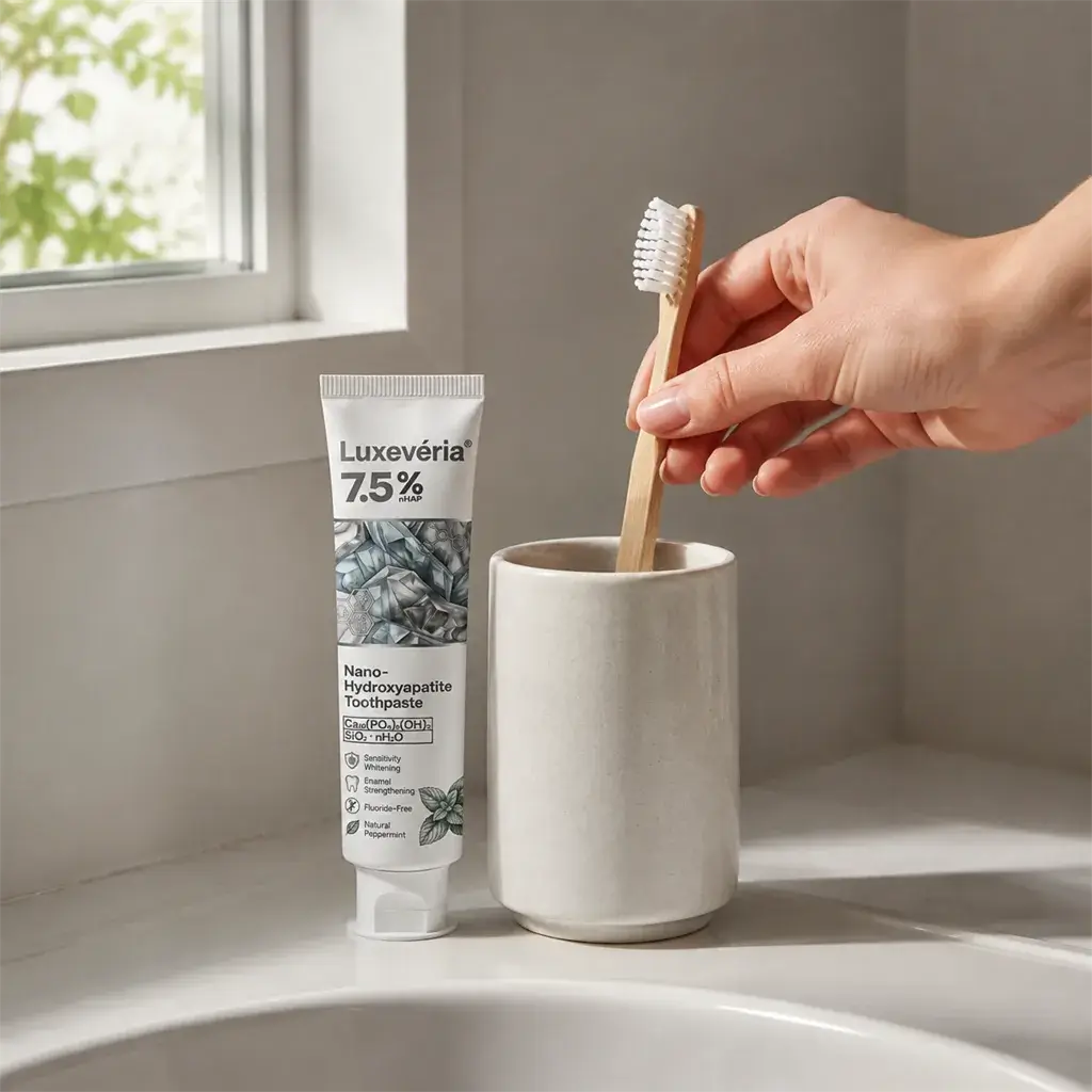 Luxevéria SLS-free enamel care toothpaste