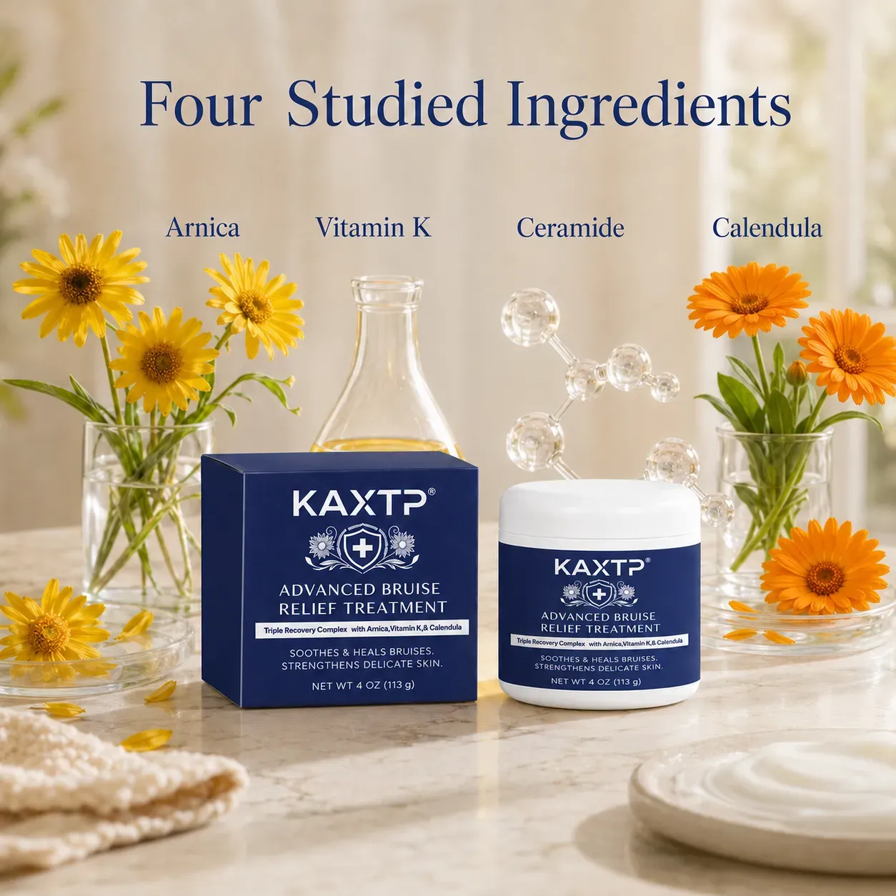 KAXTP® Skin Repair Cream with arnica montana and vitamin K