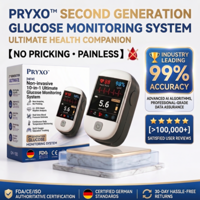 Pryxo monitor with under thirty second readings