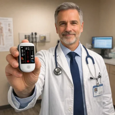 DiabeCheck non invasive sensor unit