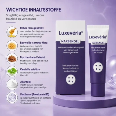 Luxevéria® parfümfreies kosmetisches Narbengel