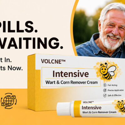 VOLCNE™ Intensive Wart & Corn Remover Cream with narrow nozzle