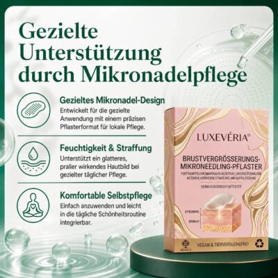 Luxevéria® veganes Mikronadel-Pflaster für die Brust
