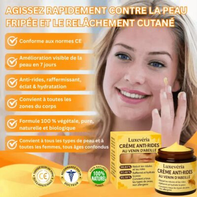 Luxevéria soin au venin d'abeille et collagène