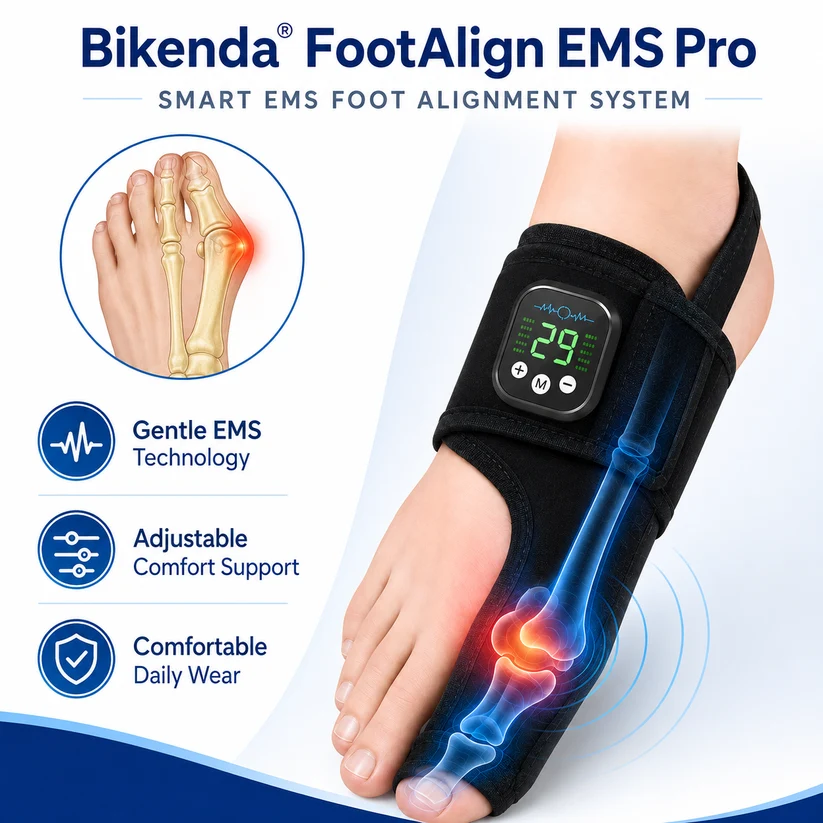 Bikenda® FootAlign EMS Pro with adjustable straps