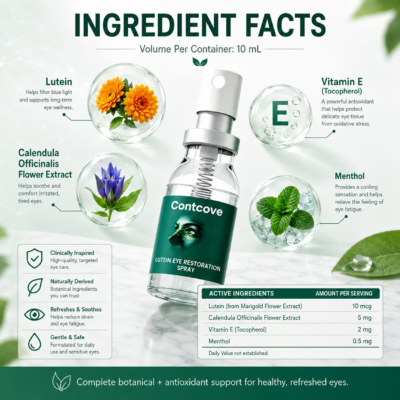 Contcove® Lutein Eye Care Spray with calendula extract