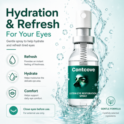 Contcove® eye-area spray with vitamin E and menthol