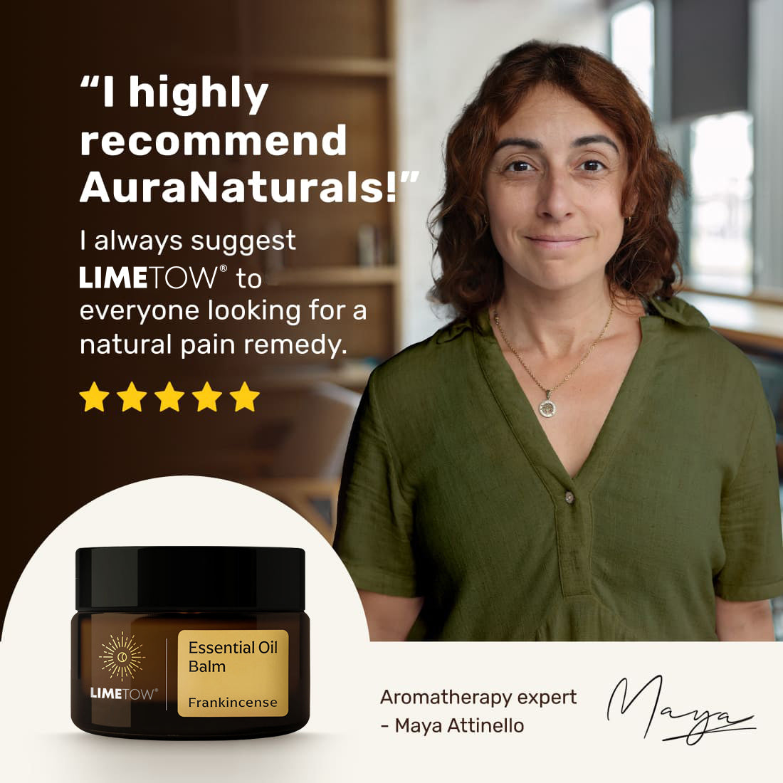 LIMETOW® balm with olive oil and sweet almond oil