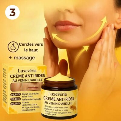 Luxevéria soin cosmétique au venin d'abeille matin et soir