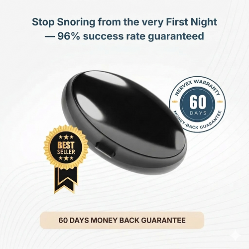 Alysora Eliminates Snoring & Sleep Apnea neck device with Neural Pulse Technology