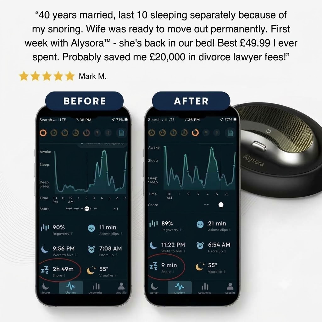 Alysora anti-snoring neck device with EMS stimulation