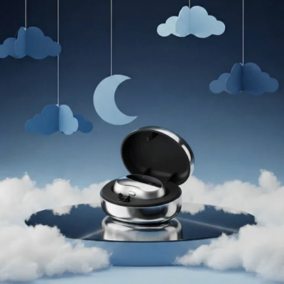 Alysora Neural Pulse device designed to support throat muscles during sleep