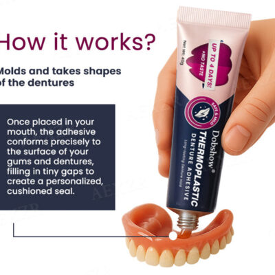 Dobshow® Thermoplastic Denture Adhesive 40 g tube