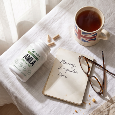 Celuvia single-ingredient amla supplement in plant-based capsules