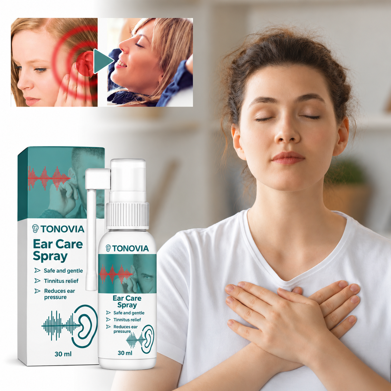 Lysena™ daily ear comfort spray